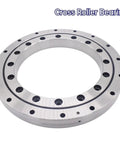 XSU080218 Cross Roller Bearing Professional Grade 180X255X25.4Mm For Cnc Machine Tool Turntables showing smooth silver surface and mounting holes.