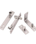 Concealed Door Pivot Hinge Stainless Steel Heavy Duty Brushed Finish 180 Degree Rotation 300 Lbs Load Capacity hardware parts