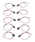 Dope IR Break Beam Sensor Module Kit With 3mm Photoelectric Emitter And Detector, DC 3 to 5 Volt, 2ms, multiple cables visible