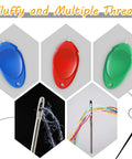 Easy Needle Threader Kit For Sewing Machines And Hand Embroidery, 5 Random Colors In Clear Box, No Fuss Quick Threader