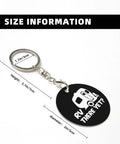 Lightweight Aluminum Round Keychain With Durable Rustproof Build And Strong Split Ring For Keys Easy Pocket Carry Everyday Carry Essential Sleek Metal Key Ring