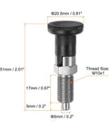 M10x1 Double Pack Ball Nose Spring Plungers Crafted From Badass Stainless Steel For Slick Self Locking Action And Zero Hassle Indexing Performance On Heavy Duty Industrial Projects dimensions and features.