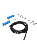 Heavy Duty Drain Snake Auger Handles Tough Sink Blockages No Sweat Yanks Hair And Grease Clogs Out Fast 3 Meter Flexible Alloy Steel Plumbing Tool.