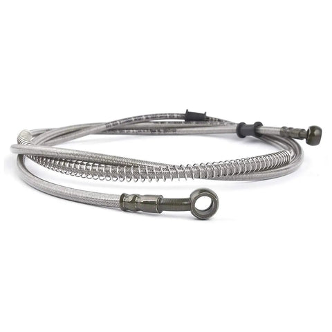 86 Inch Stainless Braided Hydraulic Brake Hose Line For GY6 Scooters Mopeds ATVs Dirt Bikes And Go Karts Built For Heavy Duty Performance