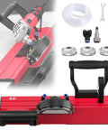 Heavy Duty 45 Degree Tile Chamfer Machine With Built In Water Pump And Quick No Sweat Thickness Adjustment Plates for tile trimming.