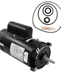 Replacement 2HP Pool Pump Motor Kit For Hayward Max Flo SP2815X20 with AO Smith UST1202 and installation GO KIT