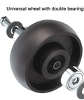 Heavy Duty Industrial Caster Wheels With Top Plate Fixed And Swivel Braking Casters Double Ball Bearing close-up view