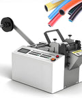 Auto Heat Shrink Tube Cutter Machine With 0.1 Mm Precision Computerized Design For Efficient Fiberglass Cable Tube Cutting, showing electronic components.