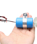 Powerful Underwater RC Thruster Kit For DIY Toy Submarine 7.4V 16800RPM CW CCW in hand showing size and design