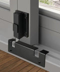 Glass Sliding Door Lock Black Foot Lock For Patio And Sliding Doors Extra Security For Home And Travel Child Safety Lock