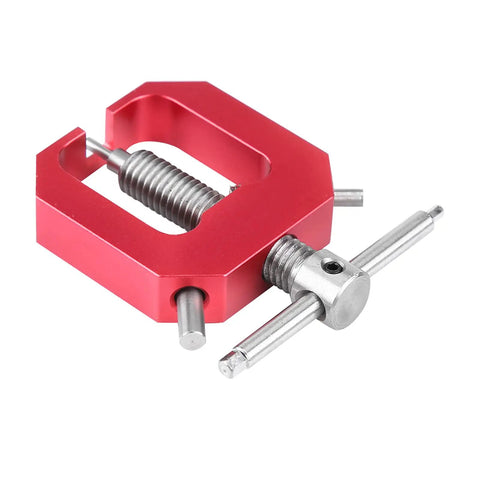 RC Bearing Puller For Motors And Gears, Aluminum Alloy Gear Removal Tool, self-aligning jaw, red anodized, CNC machined