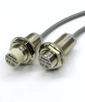 Compact Motion Sensor And Inductive Proximity Switch TR18-5AO For Precise Object Detection In Robotics, Automation, Industrial Equipment, And DIY Projects For Makers And Tech Enthusiasts, two threaded metal sensors