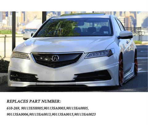 Front view of silver Acura sedan for 10Pcs M12x1.5 Wheel Studs 43mm Lug Bolts For Honda Accord Civic CRV CRX Fit HRV Insight