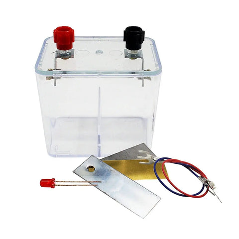 Hands On Galvanic Cell Experiment Kit For High School Chemistry Redox Demonstrations With Copper Iron And Zinc Electrodes