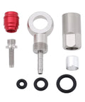 Plug And Play Hydraulic Disc Brake Hose Fitting For SRAM Level Red HRD And ETAP S900 With Quick Connector Design, metal and rubber parts