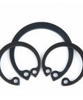 Heavy Duty M8 To M72 Internal Circlips 65Mn Steel C-Shape Retaining Rings set for reliable locking in cars and machines.