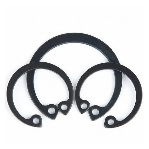Heavy Duty M8 To M72 Internal Circlips 65Mn Steel C-Shape Retaining Rings set for reliable locking in cars and machines.