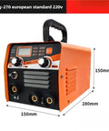 DIY Friendly Portable Electric Welder For Home Workshop Arc And MIG Soldering Tool Pro Grade Weld Machine in orange, 220V