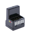 Dasmikro DSK-492N FH5 Wireless Receiver V2, black, ultra tiny plug-and-play micro size, side view with pin connectors visible