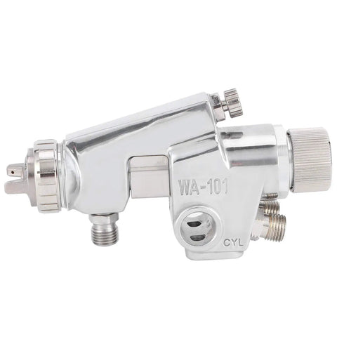 Heavy Duty Zinc Alloy Pneumatic Paint Sprayer Set With High Atomization Tech For Shop Grade Smoother Coats close-up view.
