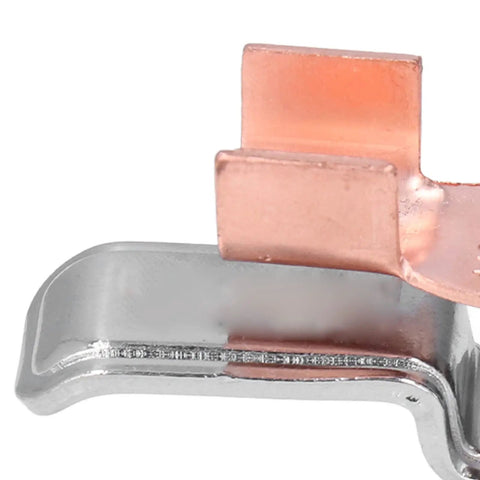 Close-up of Heavy Duty Magnetic Welding Head With 88 Lbs Suction Power showing iron brass clamps for welding stability.