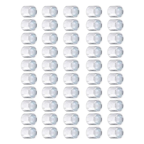 50 Piece Aluminum Skate Spacers Kit For Inline Skates Scooters Quad Rollers And Roller Derby 10mm Wheel Bearing Spacers
