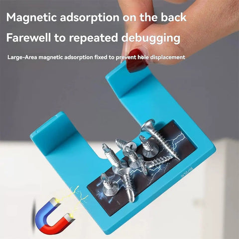Hinge Mate Pro Door Hinge Jig With Magnetic Locking For Drill Free Quick Install Adjustable Accurate Hole Guide For Door Jambs Magnetic Suction Design DIY Carpenter Kit 2 Pack