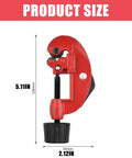 Ergonomic Pipe Cutter 3-28mm Tubing Cutter for Metal Aluminum Stainless Steel with size dimensions 5.11in x 2.12in
