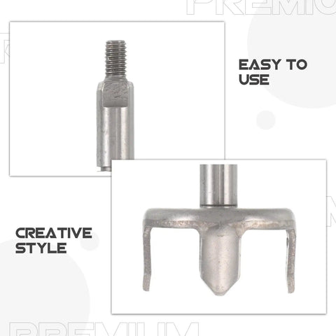 Bread Machine Bearing Sleeve Shaft Replacement Kit 6cm Iron Base Fork And Rotating Connecting Rod, threaded metal shaft and fork