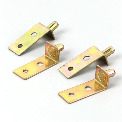 Heavy Duty Shelf Bracket Set 200Pcs Colored Zinc Cabinet Supports Studs and Pegs for Shelves and Cupboards with anti-oxidation coating