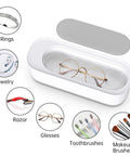 45KHz Ultrasonic Jewelry Cleaner Machine For Rings, Earrings, Necklaces, Silver, Glasses, Watches, 360 Degree Deep Cleaning For Your Bling