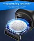 Electric Scooter Horn With Handlebar Bell battery compartment showing consistent performance, compatible with Ninebot Max G30LP.