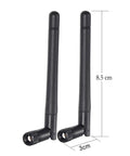 Dual Band WiFi Antennas 2.4GHz And 5GHz Omni Directional 3dBi RP-SMA Male 2-Pack For PC Router USB Adapter Wireless Network Card