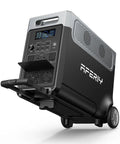Massive 3840Wh Portable Power Station With LiFePO4 Battery showing outlets and control panel, ideal for home and outdoor use.