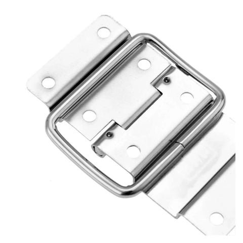 Close-up of Ball Bearing Door Hinges Set 2 Pack Silent Heavy Duty For Cabinets Tool Boxes Air Flight Cases Lockers 48x84mm