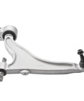 Two Front Lower Control Arms With Ball Joint And Bushing Assembly For Cadillac SRX 2010 2016 Direct Replacement Kit Plug And Play Ready To Install Includes K622088 K622087, close-up of metal assembly with ball joint and bushing.