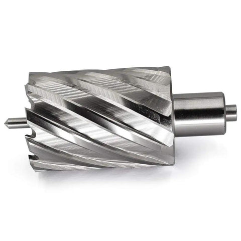 Premium HSS Annular Cutter With Weldon Shank Fits Magnetic Drills And Mill Machines Delivers smooth piercing, 44mm steel cutter.