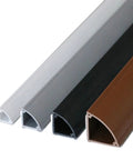 Self Adhesive Cable Channel Straightforward Wall Mount Cord Organization Tray Lowkey Clean Space Vibe Zero Nasty Wires Brown Square Pvc Wire Conduit smooth finish in various colors