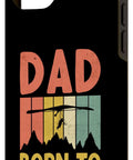 Born To Glide Hang Gliding Hang Glider Pilot Case For 15 Plus Phone with retro design for air sports lover dad