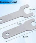 Heavy Duty Pneumatic Die Grinder Wrench Kit 2 Piece Set Including 301 69A Small And 301 69B Large Replacement Jaws compatible measurements