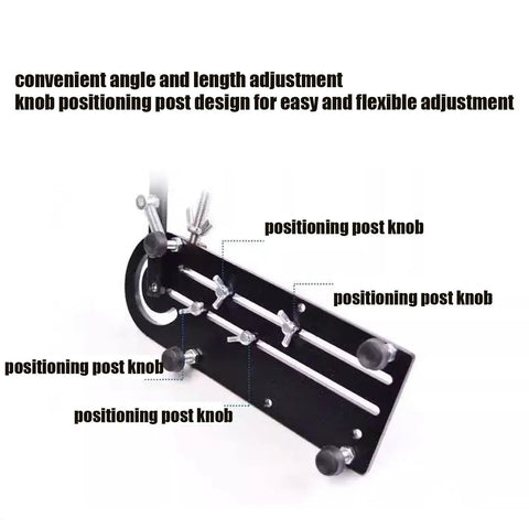 Ergonomic Precision Wire Bender Tool For Tight Cable Forming And Quick Custom Bends Rock Solid Portable Design, featuring adjustable knobs.