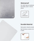 Waterproof and durable details of Green First Aid Information Tin Sign 12 By 8 Inch Metal Wall Decor For Office Warehouse School Clinic Factory