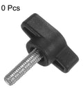 Superb 10 Pack M5 X 12Mm Plastic Thumb Screws Slick Tee Wing Knobs black plastic knob with zinc core and screw thread
