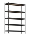 Heavy Duty Five Tier Metal Storage Rack With Ultra High Load Capacity 3850 Lbs For Garage Workshop Pantry Laundry And Warehouse Organization Built For Pros With Rust Resistant Frame And Easy Assembly