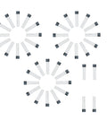 Fresh Pack Of 40 Linear Hall Effect Sensors Featuring 49E Oh49E Ss49E TO-92 builds, arranged in circles, 3 pins each, for electric vehicle tuning.