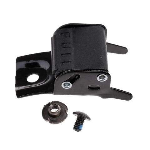 Durable Inline Roller Skate Straps Kit With Screws And Buckle Replacement Repair Accessories For Shoes Easy To Install With Screwdriver Or Drill Secure Fit Heavy Duty Build Fits Most Inline Skates showing black buckle and screws