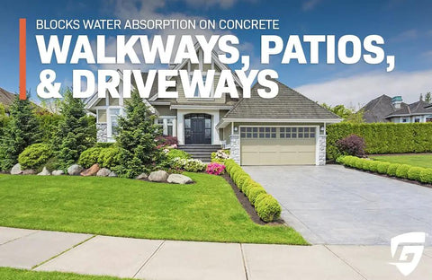 Certified Heavy Duty Ultra Concentrate Penetrating Concrete Sealer That Straight Up Waterproofs and Densifies Floors for driveways.
