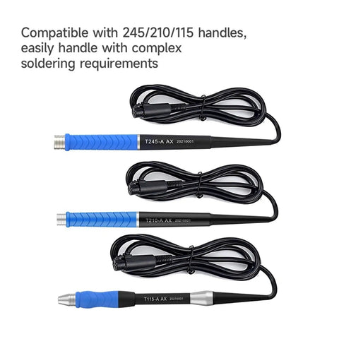 Dual Channel Smart Soldering Station With Intelligent Temperature Control And HD LCD Display, C245 C210 handle set