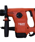 Powerful 120V SDS Plus Corded Rotary Hammer Drill Tool Only With 8.5 Amp Motor in red side view