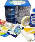 2K Bathtub In A Can Refinishing Kit With Odorless Peel Free Finish Bright Gloss White Tub Coating, tools included